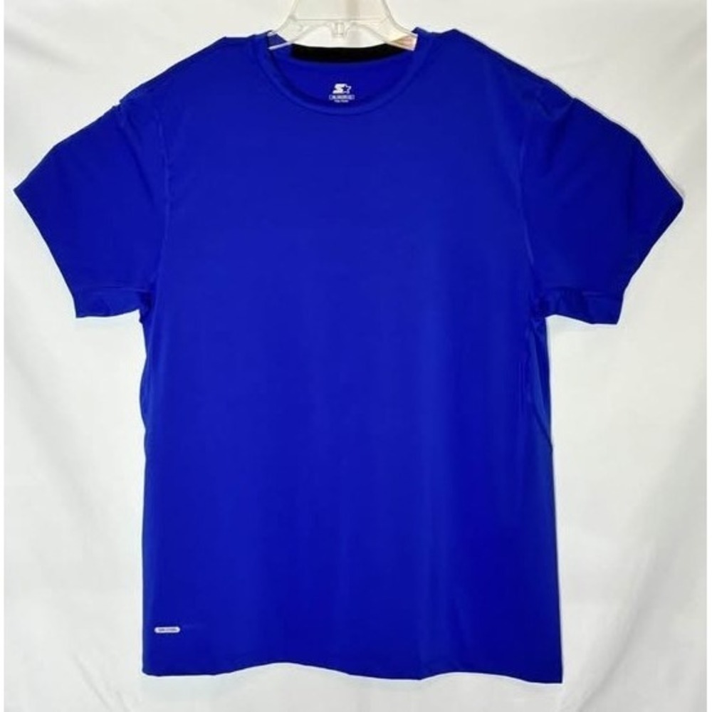Starter Dri-Star Mens 2XL Blue Golf Polo Athletic Performance Shirt Casual‎